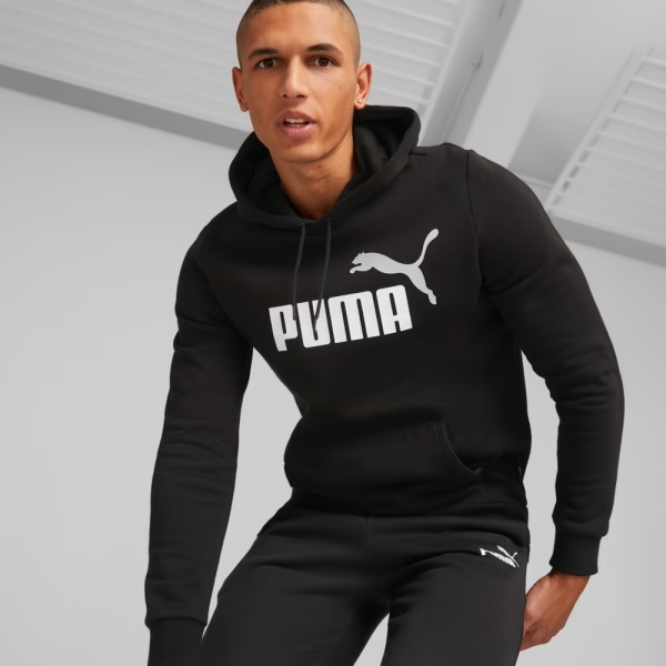 POLERON PUMA NEGRO ESS BIG LOGO